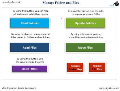 Organize Files and Folders by Excel - cover